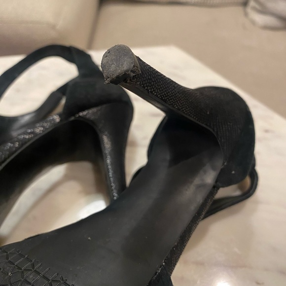 Audrey Brooke black suede heels - Picture 6 of 6